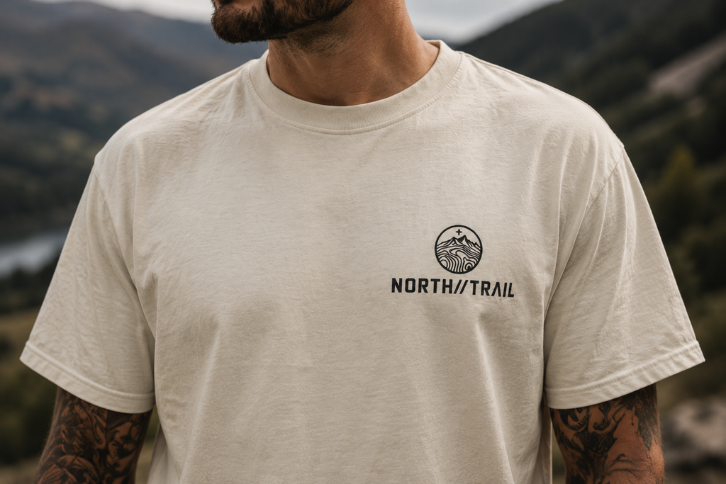 Topographic Tee — Sand