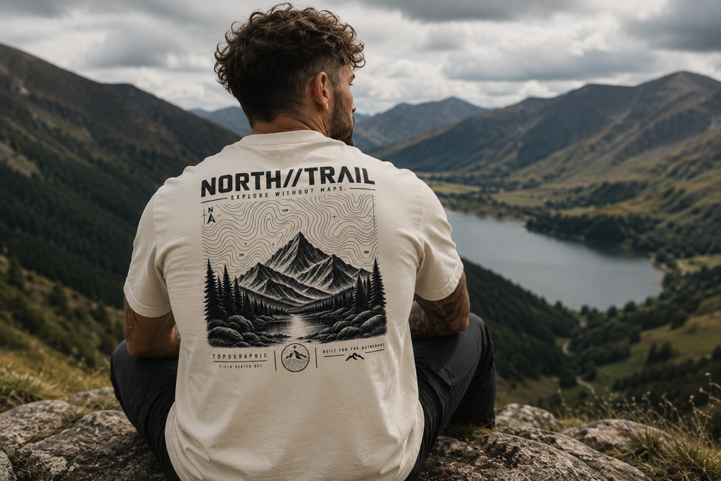 Topographic Tee — Sand